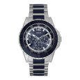 Reloj guess señor acero y ceramica azul - W0478G2