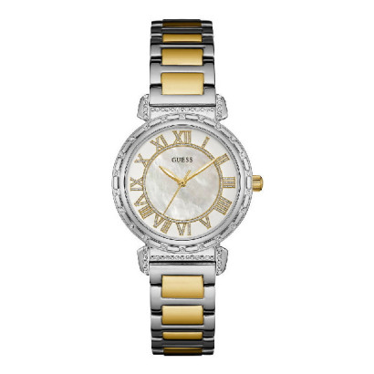 Reloj guess dress steel ladies acero chapado 34mm - W0831L3