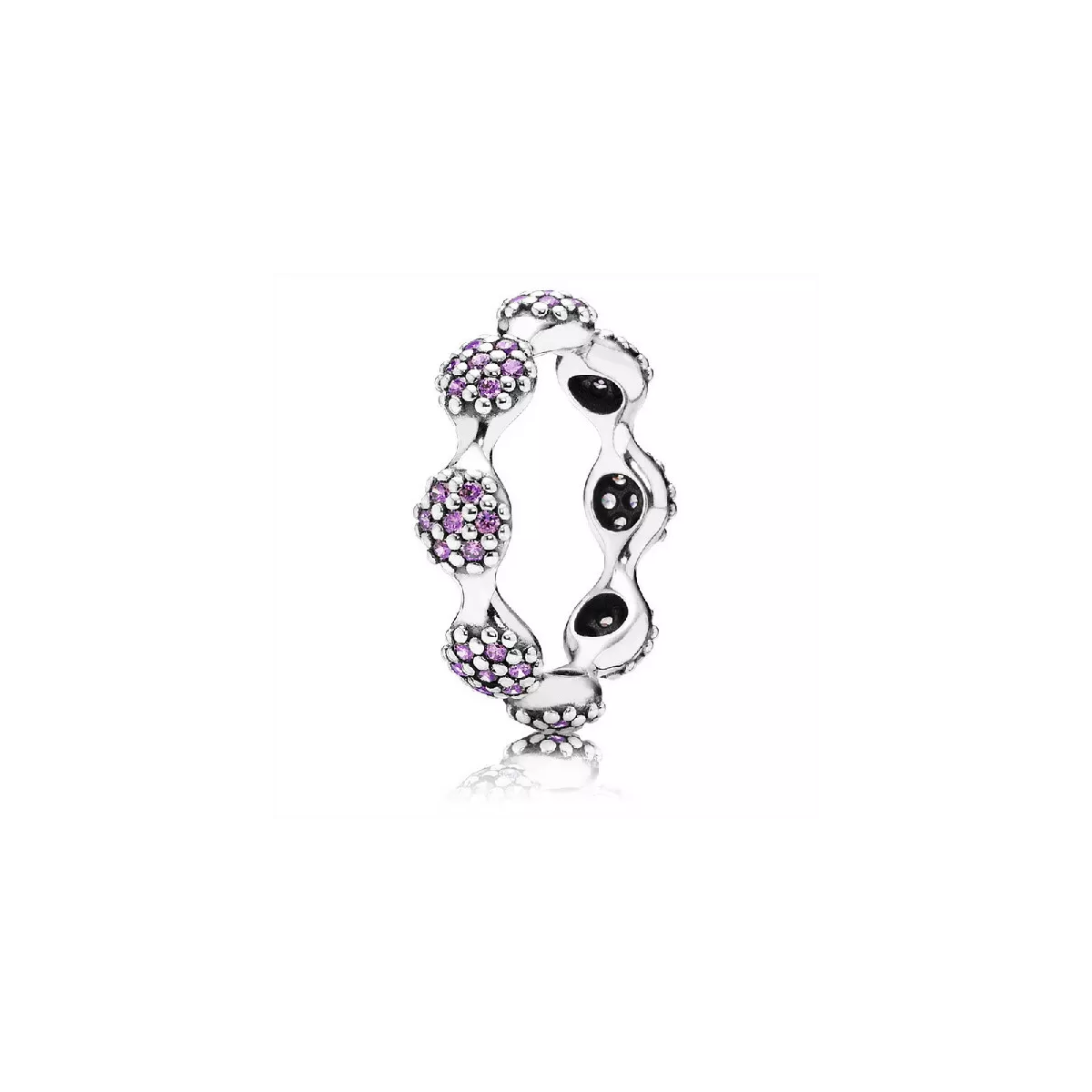 Anell plata zircon lila - 190889CFP