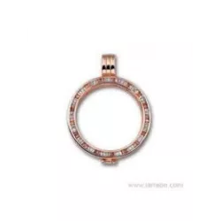 Penjoll Mi Moneda Grace Plata Rosa - M-PEN-GRA-03
