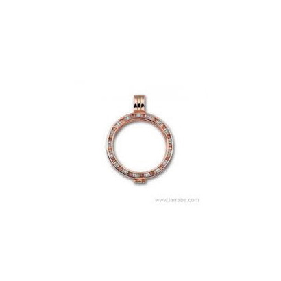 Penjoll Mi Moneda Grace Plata Rosa - M-PEN-GRA-03