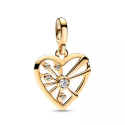 Charm Pandora plata xapada cor zircon - 762691C01