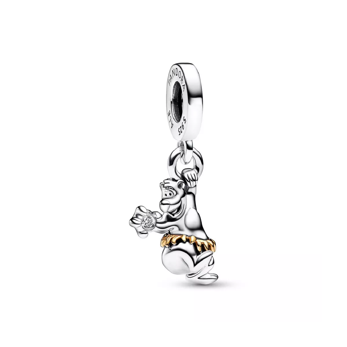 Charm Pandora Disney 100 Baloo plata 14k gold 1 brillant - 792682C01