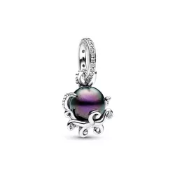 Charm Pandora Disney pop perla gris plata zircon - 792684C01