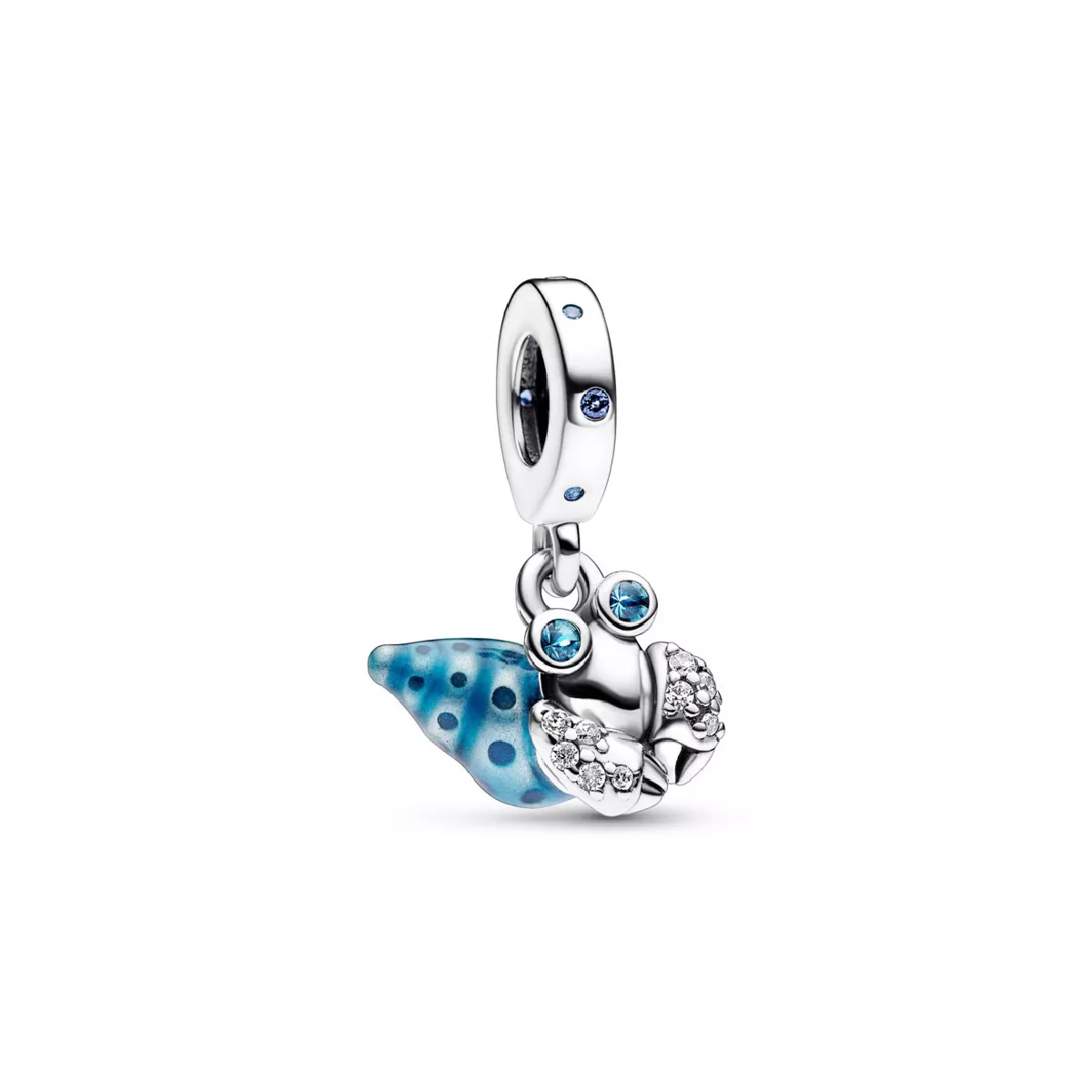 Charm Pandora cranc hermita plata esmalt blau - 792700C01