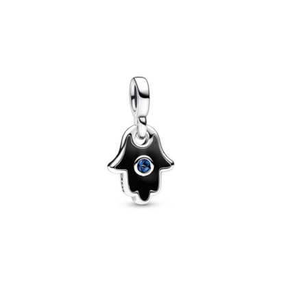 Charm Pandora ma de fatima plata esmalt negre zircon - 792808C01