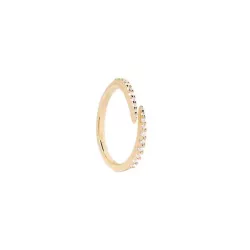 Anell Pdpaola Embrace plata gold-plated zircon - AN01-805-14
