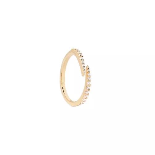 Anell Pdpaola Embrace plata gold-plated zircon - AN01-805-14