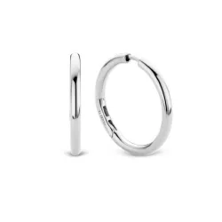 Pendientes aros Ti Sento plata diametro 30mm - 7782SI