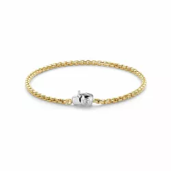 Pulsera Ti Sento plata chapada acadenada - 23023SY