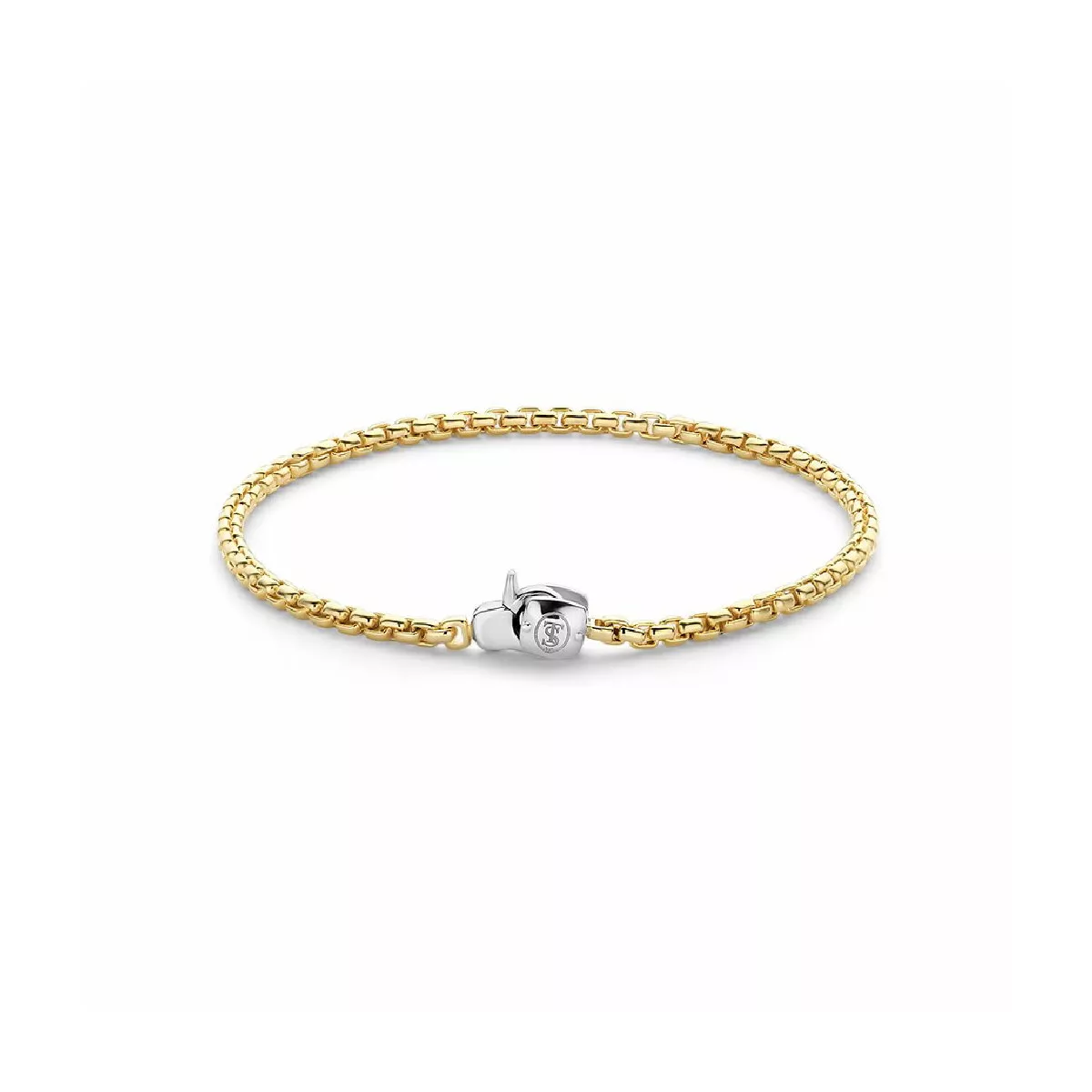 Pulsera Ti Sento plata chapada acadenada - 23023SY