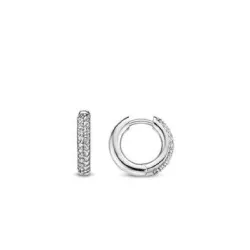 Arracades Ti Sento plata zircon diametre 12mm - 7811ZI