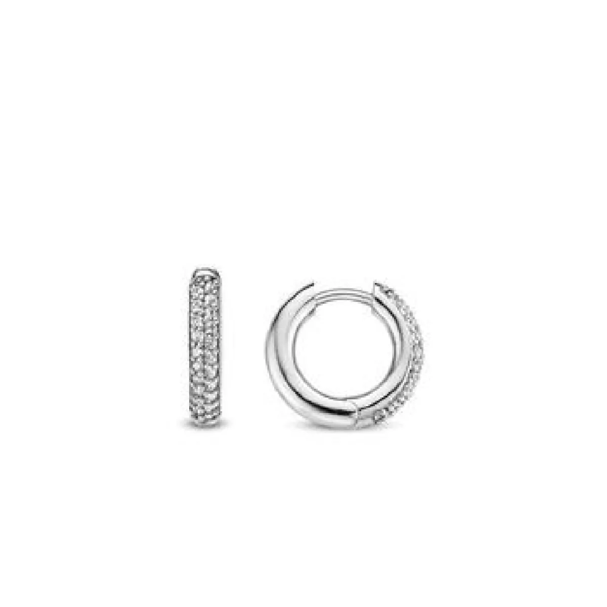 Arracades Ti Sento plata zircon diametre 12mm - 7811ZI