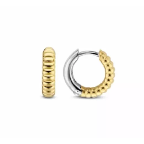 Arracades Ti Sento plata xapada criolla diametre 14mm - 7839SY