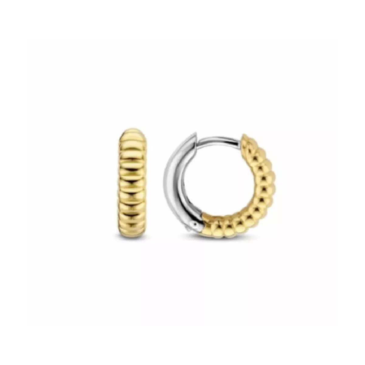 Arracades Ti Sento plata xapada criolla diametre 14mm - 7839SY