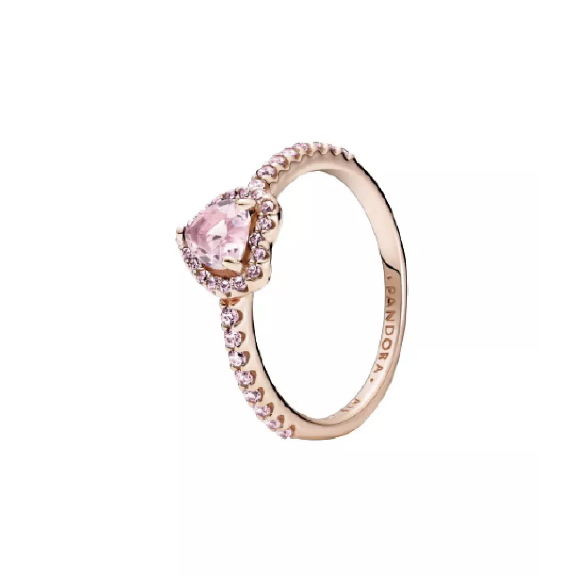 Anell Pandora plata rose zircon rosa cor - 188421C04