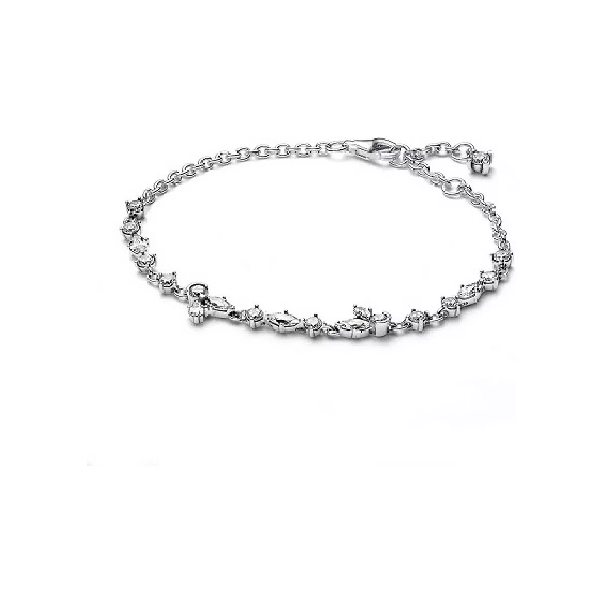 Polsera Pandora Herbarium plata zircon - 592631C01