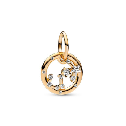 Charm Pandora horoscopo Escorpión gold plated 14k circon - 762710C01
