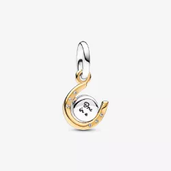 Charm Pandora ferradura one in a million plata gold plated 14k zircon - 762713C01