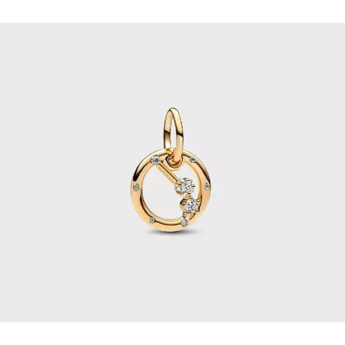 Charm Pandora horoscop Àries plata gold-plated 14k zircon - 762719C01