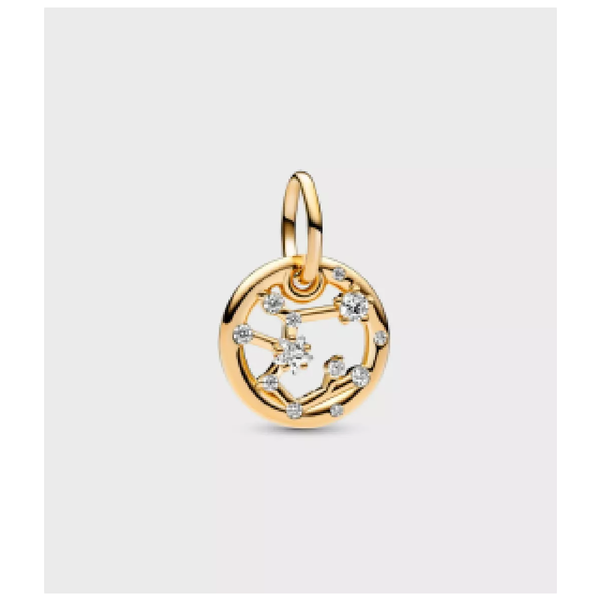 Charm Pandora horoscop Sagitari plata gold plated 14k zircon - 762723C01