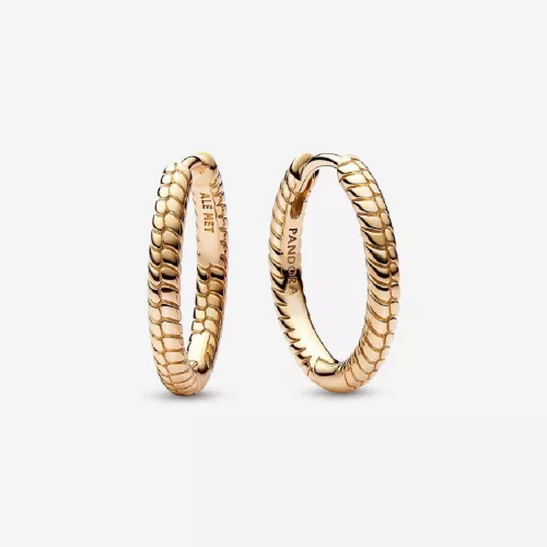 Arracades Pandora plata gold plated 14k - 262728C00