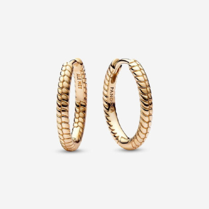 Arracades Pandora plata gold plated 14k - 262728C00