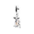 Charm Pandora Disney 100 Simba plata gold plated 14k brillante - 792749C01