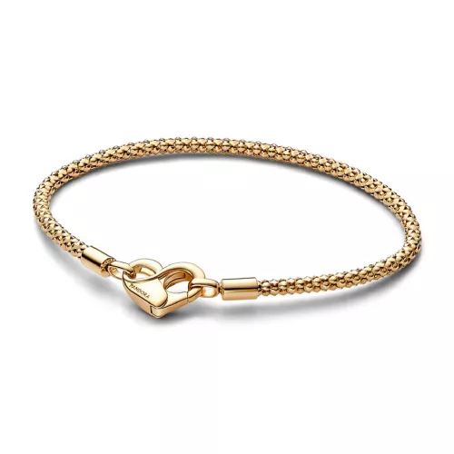 Pulsera Pandora gold-plated 14k cierre corazon - 562731C00