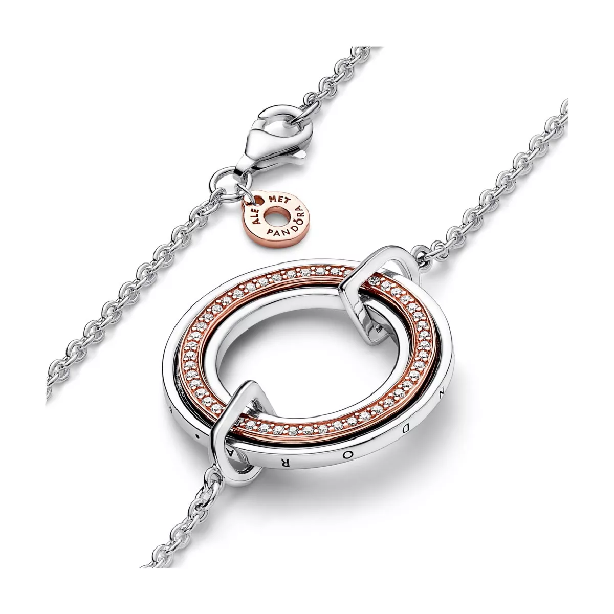 Penjoll Pandora plata rose gold-plated 14k - 382772C01