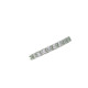 Anillo oro blanco 1/2 alianza brillantes  - 407212M