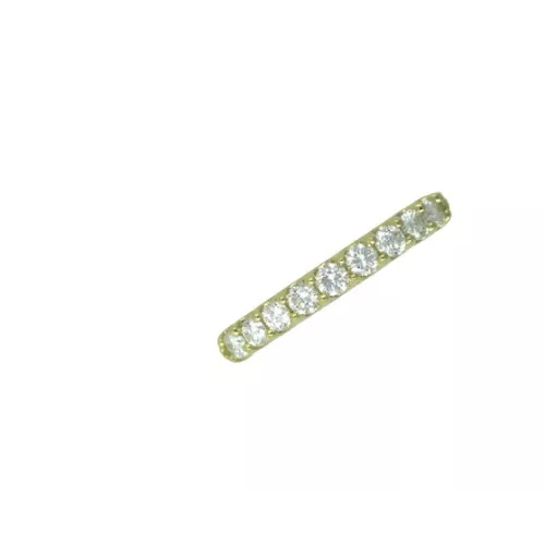 Anillo oro amarillo 1/2 alianza brillantes - 407111M