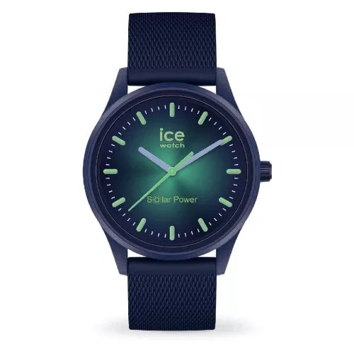 Rellotge ICE solar power borealis silicona blava - 019032