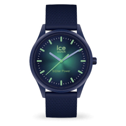 Rellotge ICE solar power borealis silicona blava - 019032