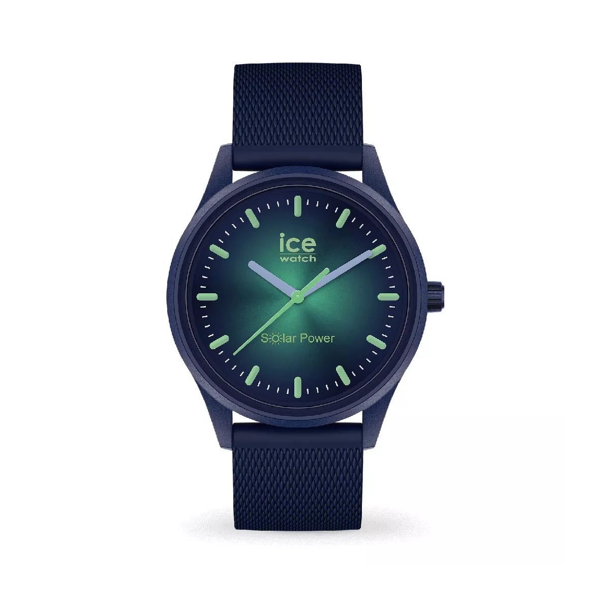 Rellotge ICE solar power borealis silicona blava - 019032