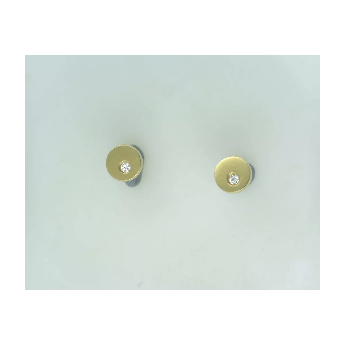 Arracades naixement brill.or groc 18k - BR1630-1P