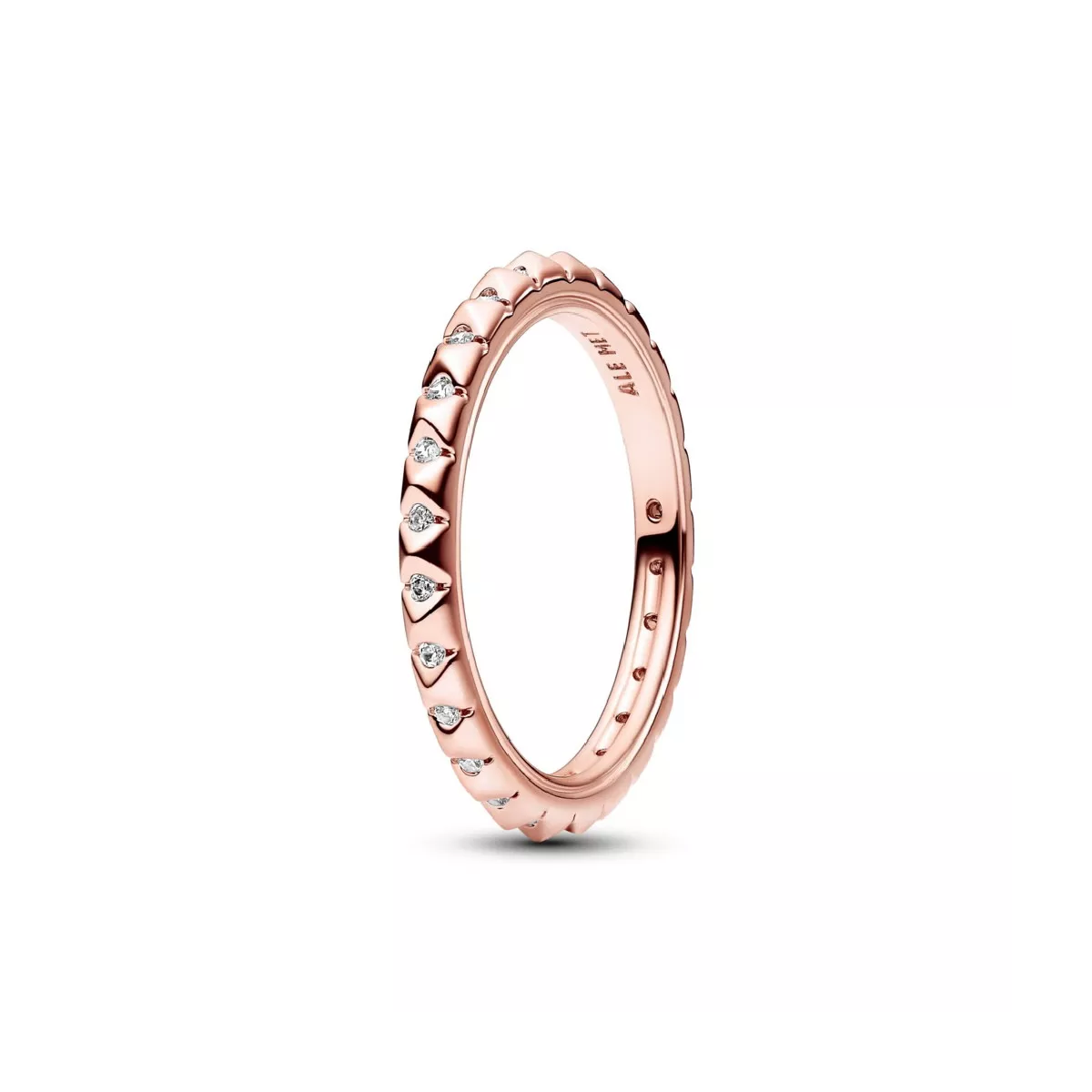 Anell Pandora plata 14k rose gold-plated zircon - 182800C01