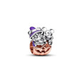 Charm Pandora Mickey Minnie plata y rose esmalte lila  - 782816C01