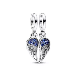 Charm Pandora plata ales zircon blau - 792821C01