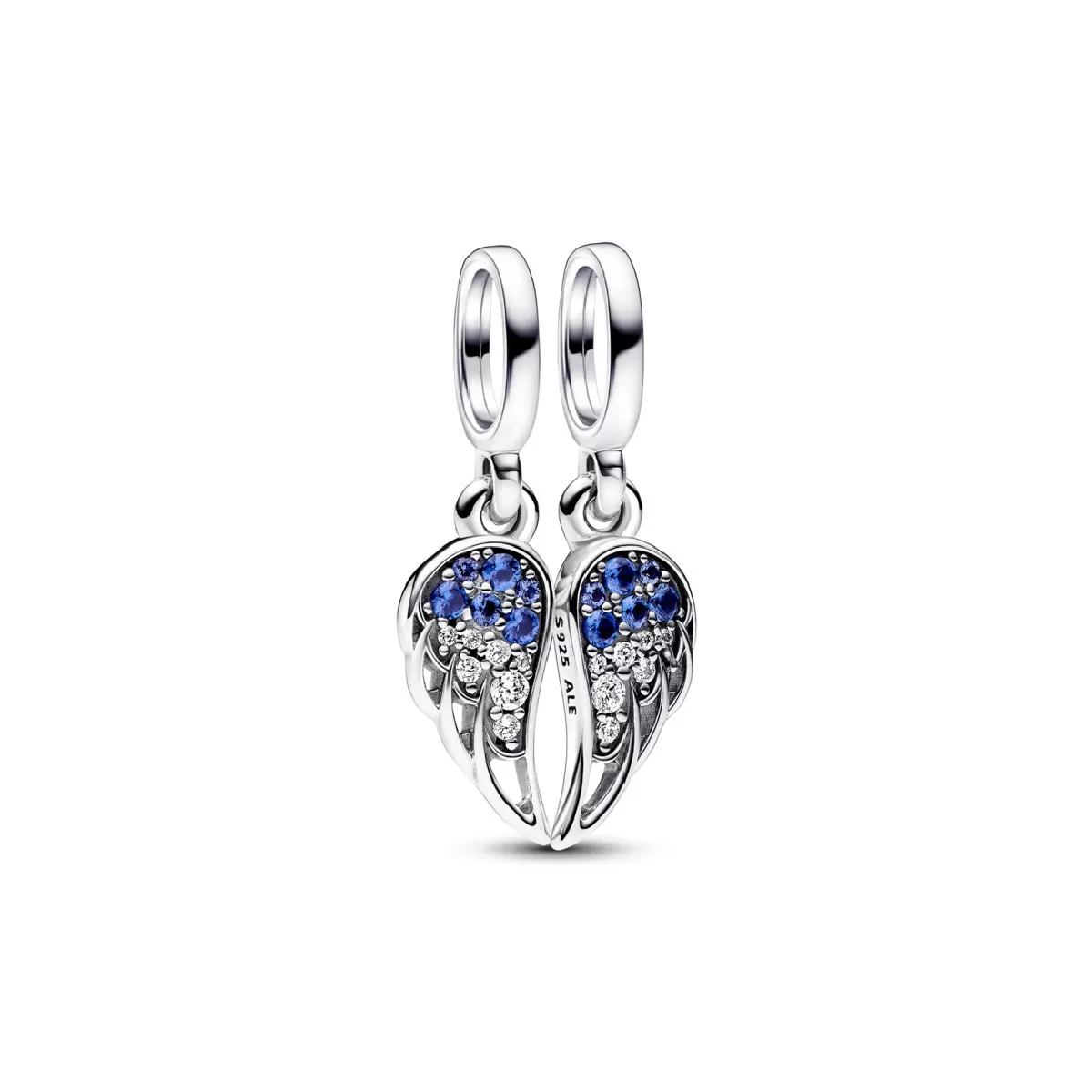 Charm Pandora plata ales zircon blau - 792821C01