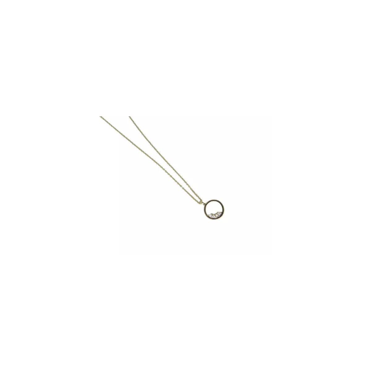 Penjoll or rosa 0,04k brillants - V-2760/CL/R