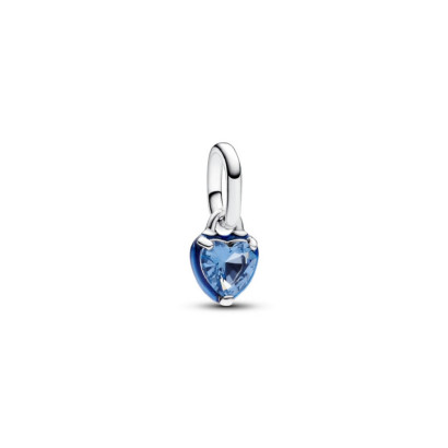 Charm Pandora cor plata zircon blau - 793042C02