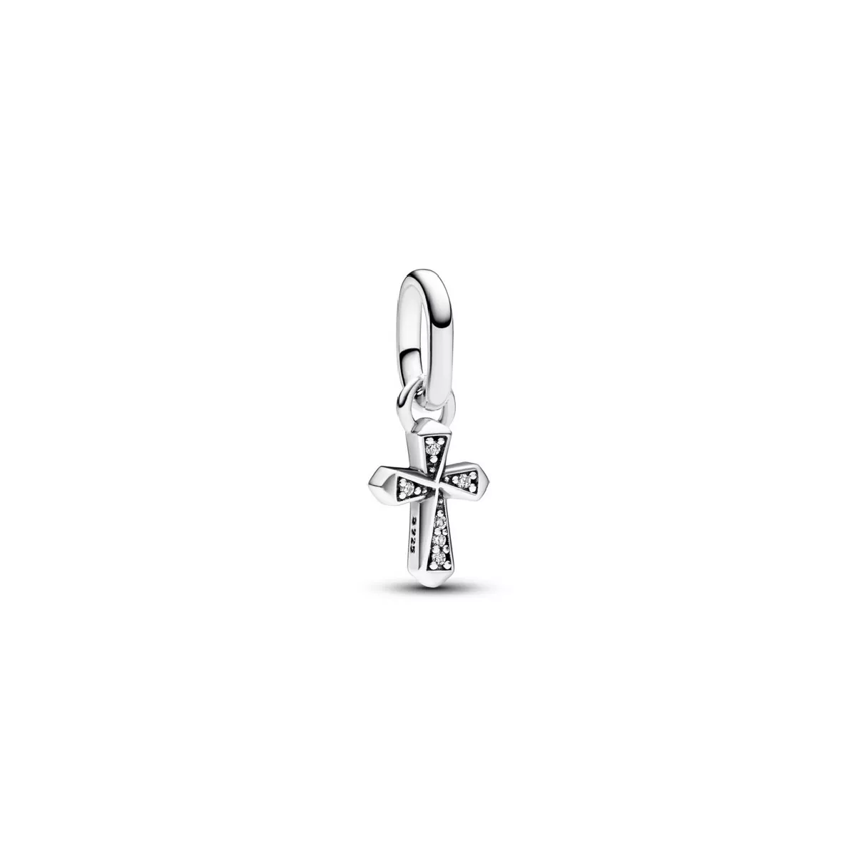 Charm Pandora plata cor zircon - 793044C01