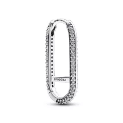 Arracada link plata zircon - 292796C01