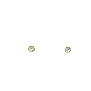 Pendientes oro amarillo 2 brillantes 0.14k - V-2791/P/7/G