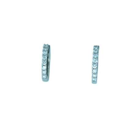 Arracades or blanc 0.52k brillants - V-2544/P/4