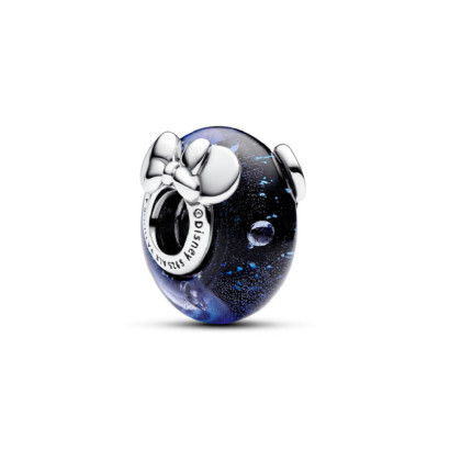 Charm Pandora Disney Mickey Minnie lazo plata murano azul - 792958C01