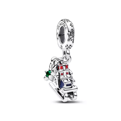 Charm Pandora trineu plata zircon - 792977C01
