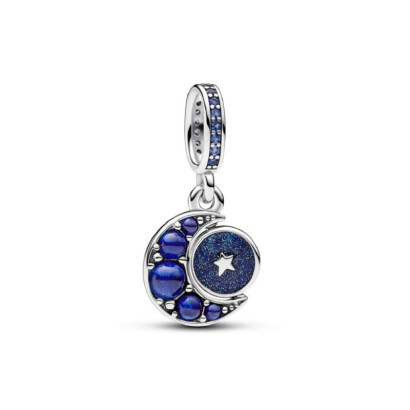 Charm Pandora plata luna esmalte circon - 792979C01