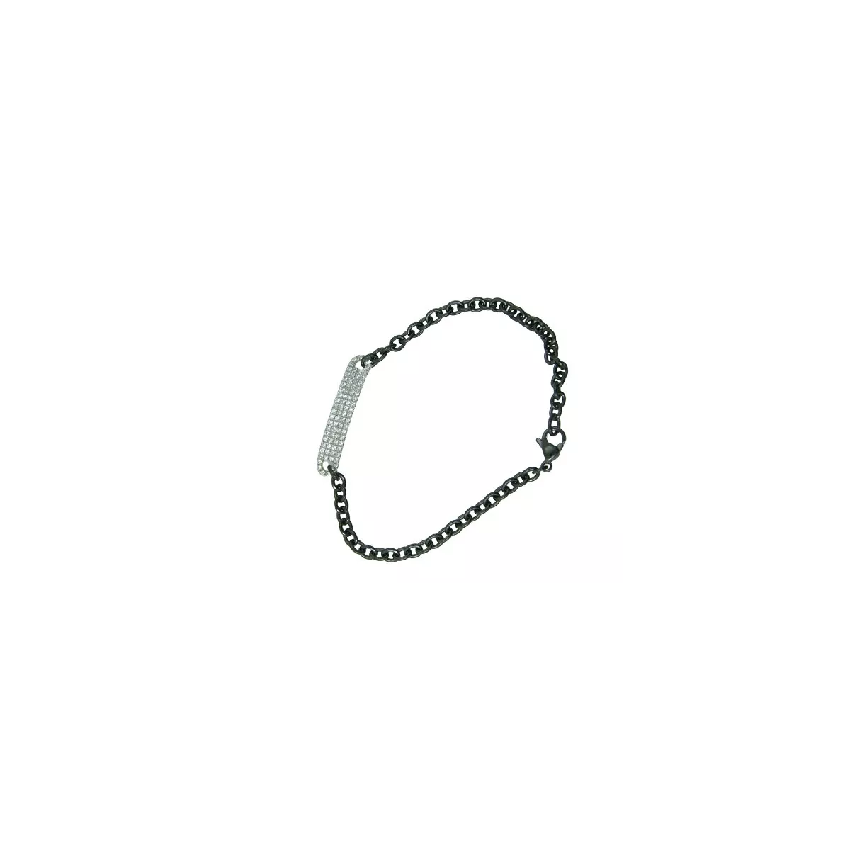 Polsera or blanc 0.35k brill.cadena acer - V-3465/PU/N